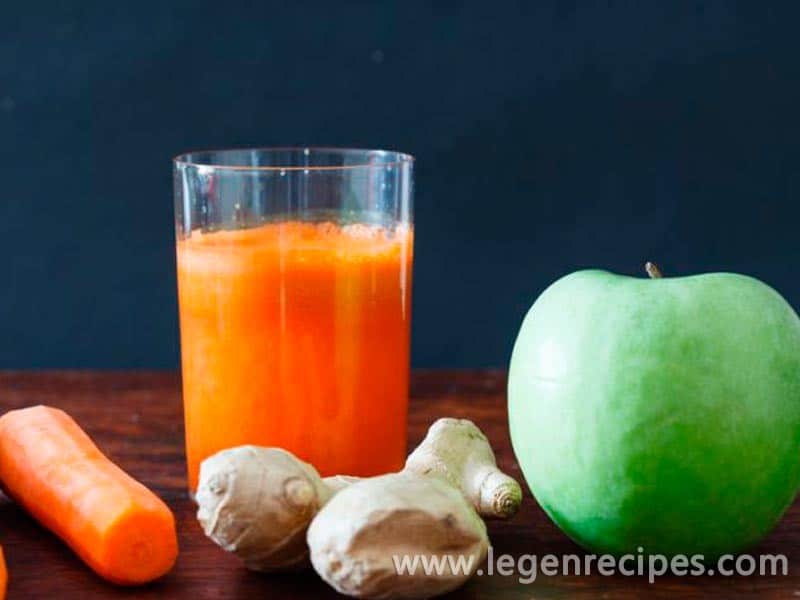 Drink Apple with carrot and ginger