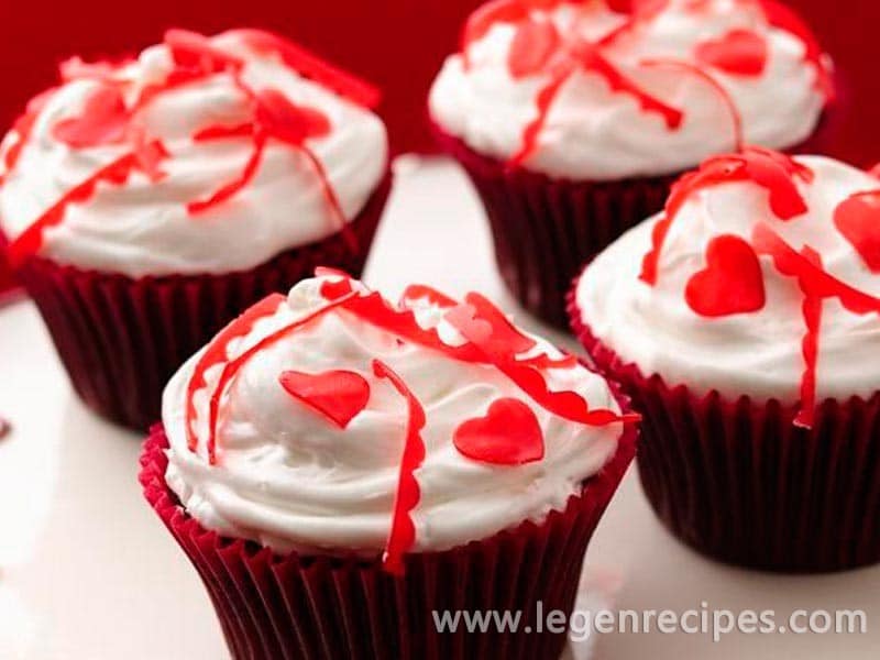 Gluten-Free Valentine Confetti Cupcakes