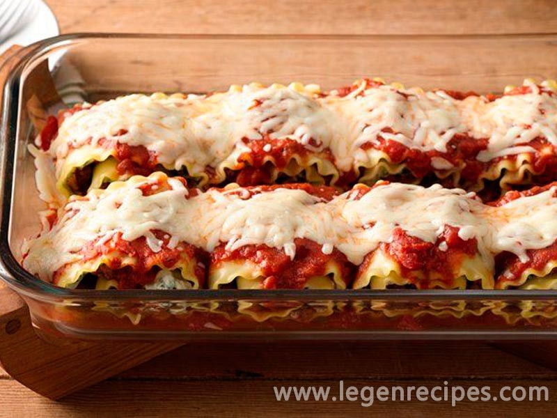 Make-Ahead Meat-Lovers’ Lasagna Roll-Ups