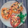 Roast peppers with vegetable stuffing