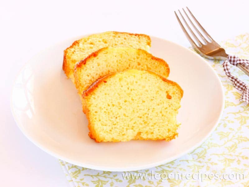 Air cake recipe with lemon syrup