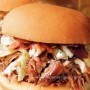 BBQ Pork Sliders with Blue Cheese Slaw