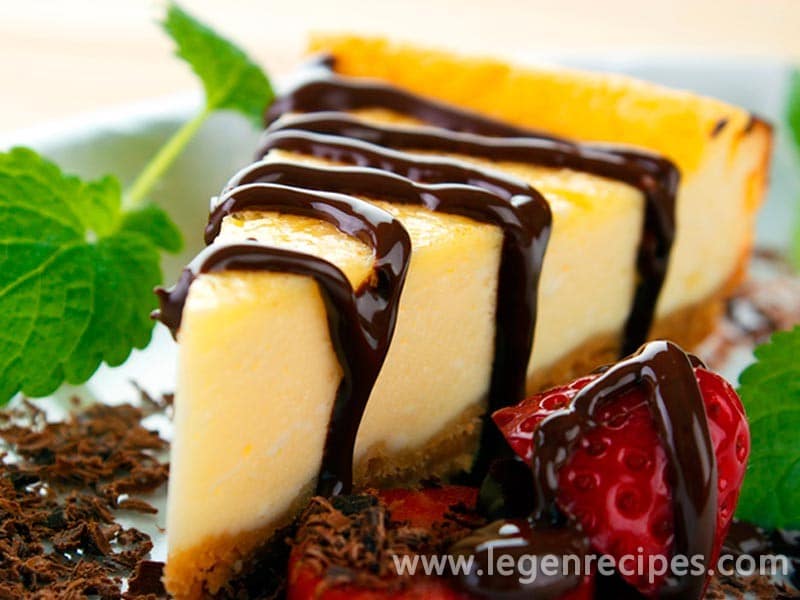 Cheesecake: cheesecake recipe with vanilla