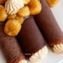 Chocolate Crepes with Peanut Butter Marshmallow Filling Recipe