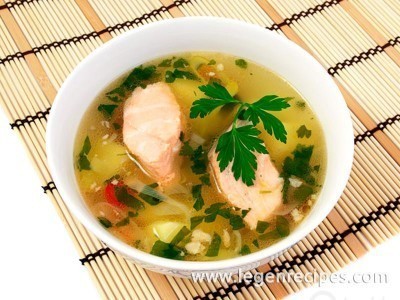 Fish Soup with Red Snapper and Vegetables