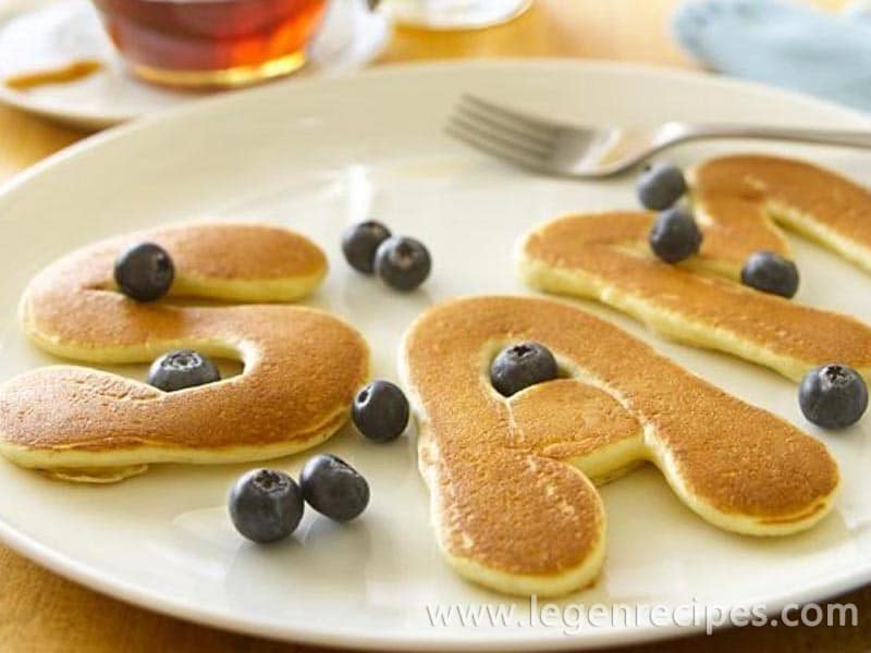 Easy Alphabet Pancakes
