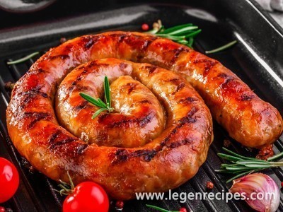 Home-made sausage