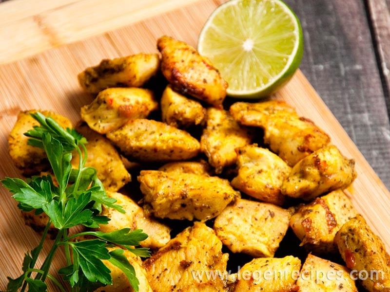Indian Style Chicken Bites Recipe