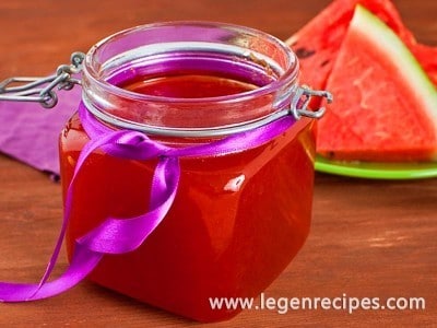Jam from watermelon