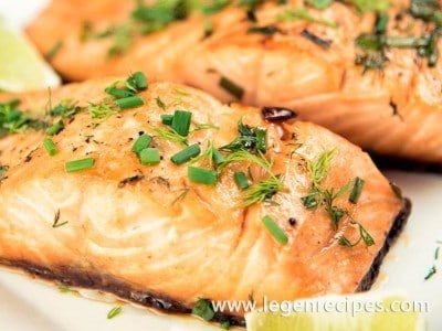 Maple Salmon With Chives and Dill Recipe