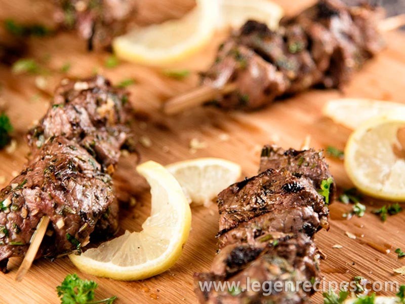 Mediterranean Beef Skewers Recipe