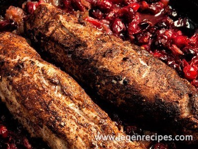 Pork Tenderloin With Cranberries