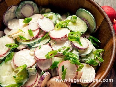 Radish and Cucumber Salad Recipe