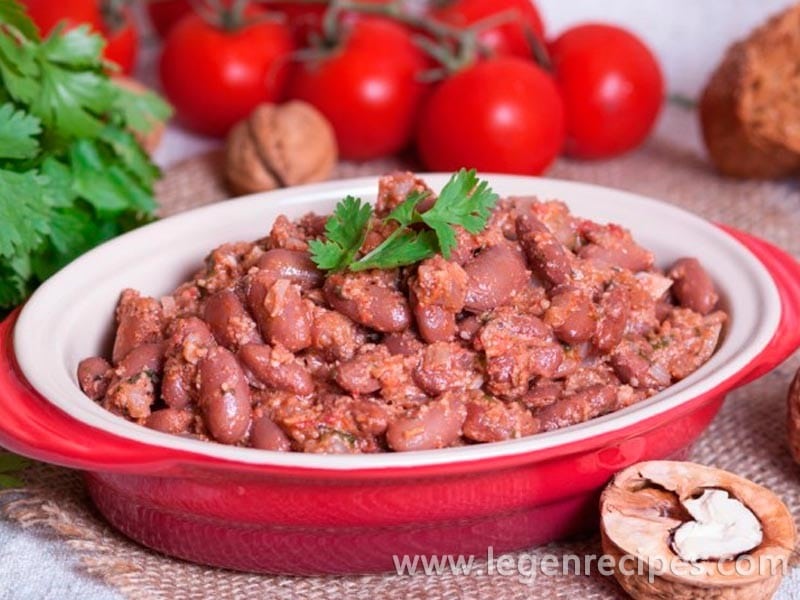 Georgian red bean lobio recipe