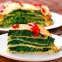 Recipe pancakes with spinach