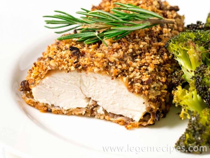 Rosemary Almond Crusted Chicken
