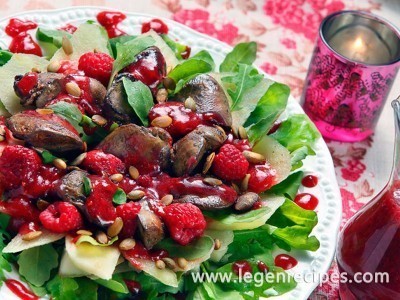 Salad of liver