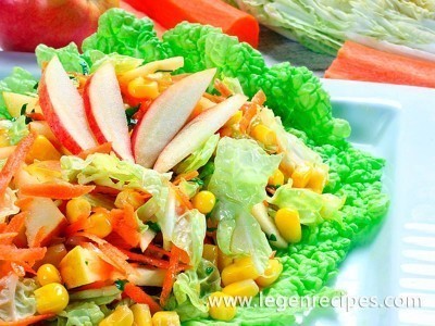 Salad with NAPA cabbage