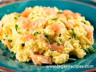 Scrambled Eggs With Smoked Salmon Recipe