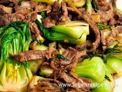 Spicy Beef And Bok Choy Recipe