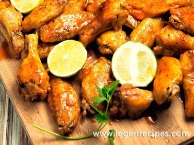 Spicy Lime Baked Chicken Wings Recipe