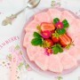 Strawberry creamy dessert