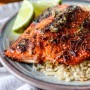 30 minute cajun salmon with salted lime butter