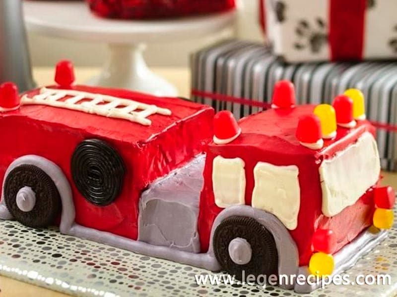 Amazon.com: JeVenis Fireman Birthday Firetruck Birthday cake decoration  Firefighter Birthday Fire Department party decoration : Grocery & Gourmet  Food