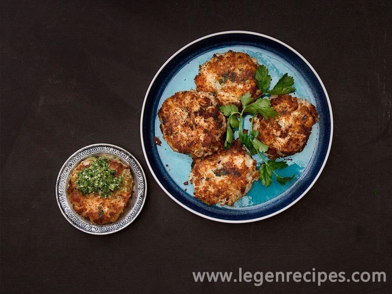 Fish and Potato Tikkis with Chile and Lime