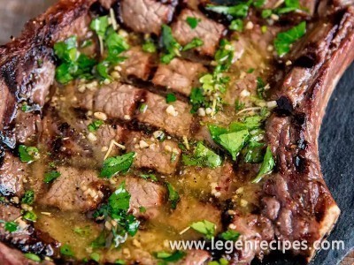 Grilled Steaks With Herb Butter