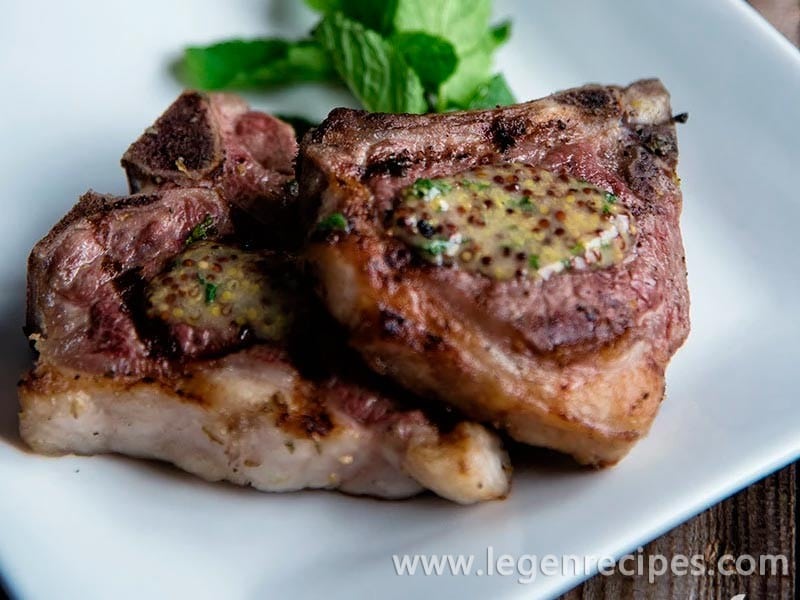 Lamb Chops With Mint And Dijon Sauce