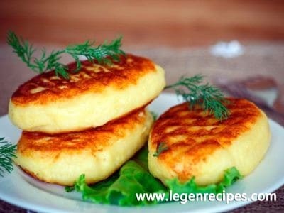 Potato Cutlets Stuffed with Chicken Livers and Mushrooms