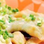 Recipe dumplings with green onions
