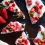 Strawberry and Pistachio Frozen Yogurt Bark