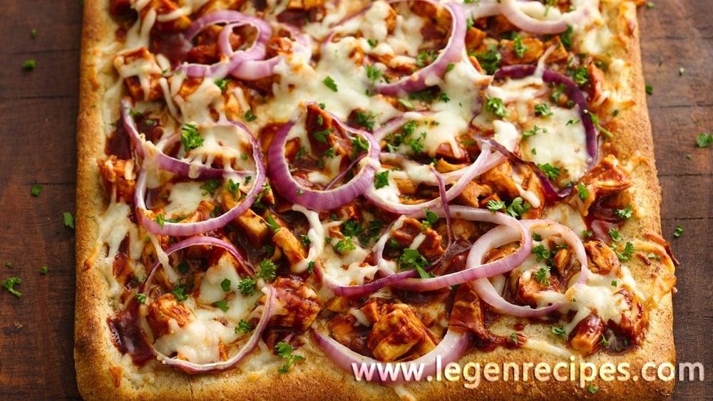 BBQ Chicken Pizza - Legendary Recipes %
