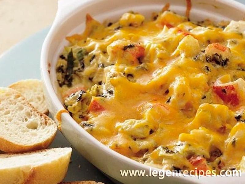 Baked Spinach, Crab and Artichoke Dip