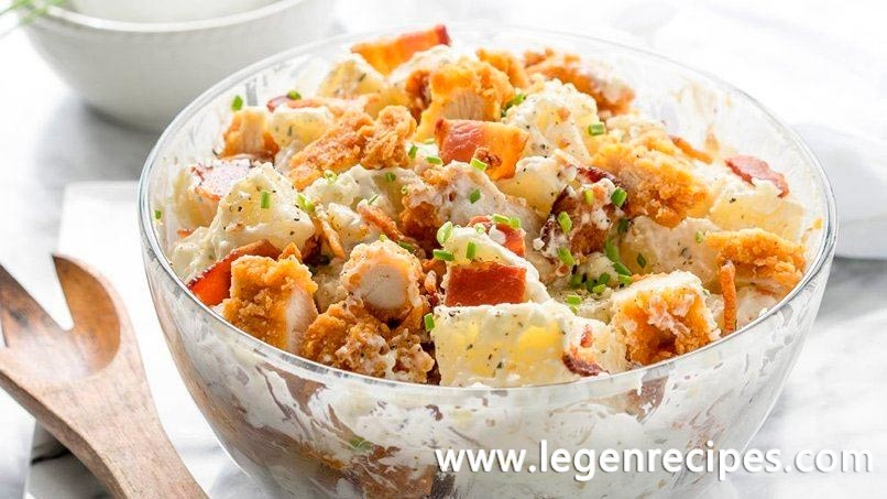 Chicken Bacon Ranch Potato Salad - Legendary Recipes %