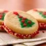 Christmas Tree Sandwich Cookies