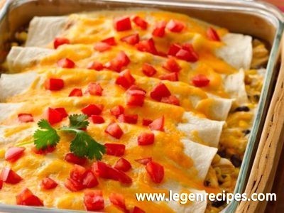 Creamy Chicken Chile Enchiladas