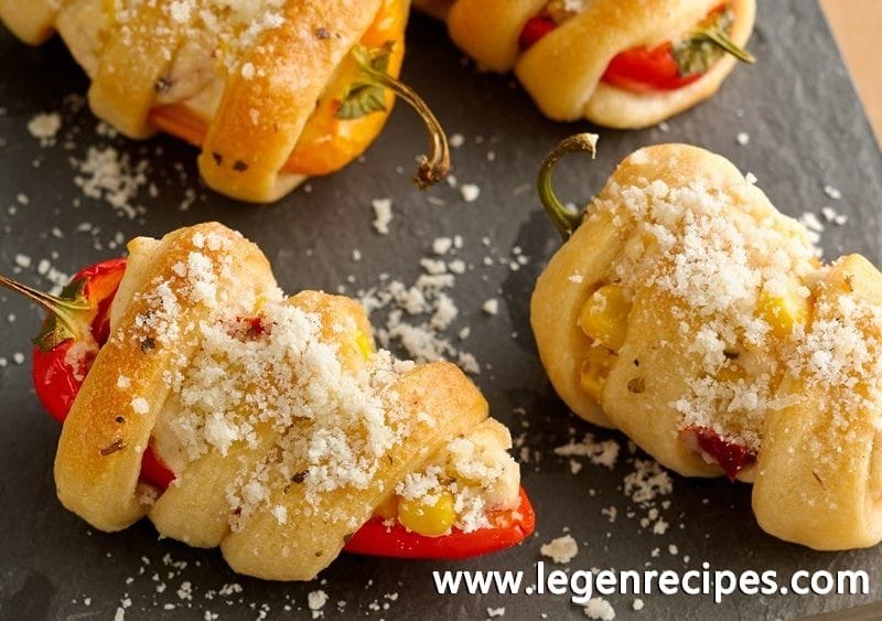 Creamy Corn-Filled Sweet Peppers