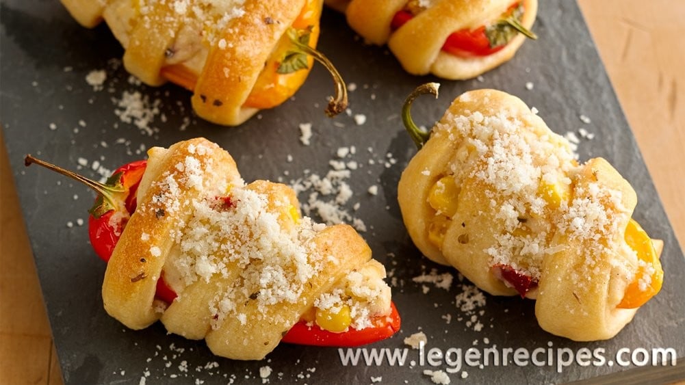 Creamy Corn-Filled Sweet Peppers - Legendary Recipes %
