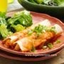 Easy Creamy Chicken Enchiladas