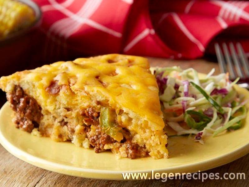 Impossibly Easy Barbecue Beef Pie