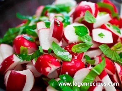 Little Red Radish Salad