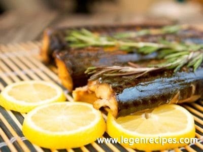 Mackerel on the grill: recipe with vegetables and herbs