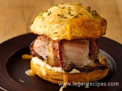 Peppered Bacon-Wrapped Turkey Pub Sandwiches