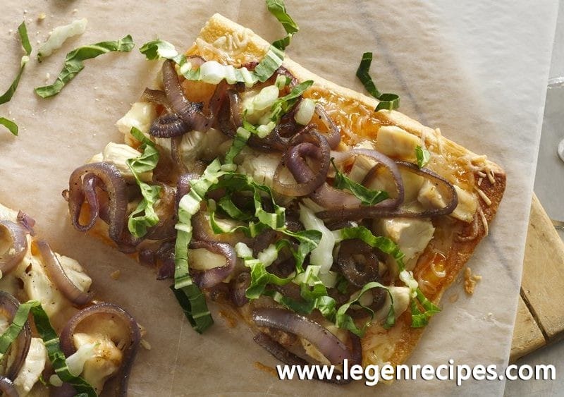 Sweet and Spicy Chicken Flatbread