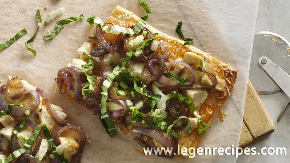 Sweet and Spicy Chicken Flatbread - Legendary Recipes %