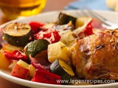 Mediterranean Chicken and Vegetables