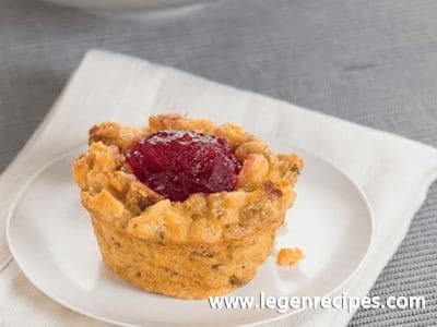 Stuffin’ cranberry muffins